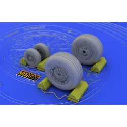 Eduard 648012 1/48 F-4C/D/E/F/G wheels Brassin for Aircraft
