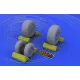 Eduard 648012 1/48 F-4C/D/E/F/G wheels Brassin for Aircraft