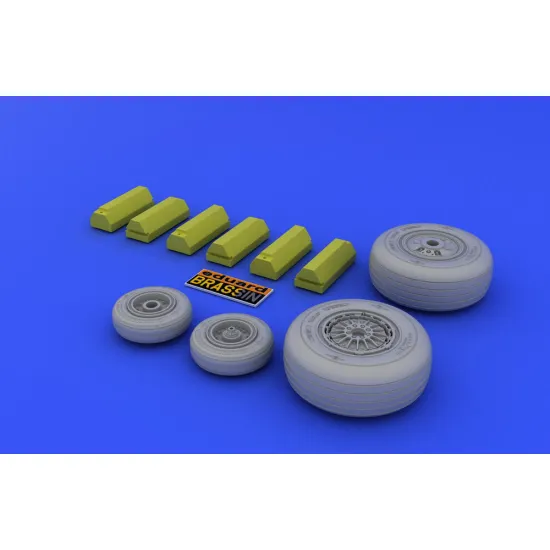 Eduard 648012 1/48 F-4C/D/E/F/G wheels Brassin for Aircraft