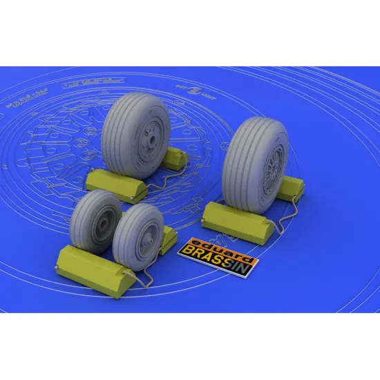 Eduard 648012 1/48 F-4C/D/E/F/G wheels Brassin for Aircraft
