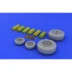 Eduard 648012 1/48 F-4C/D/E/F/G wheels Brassin for Aircraft