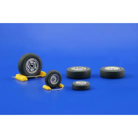 Eduard 648017 1/48 F-22A wheels Brassin for Aircraft