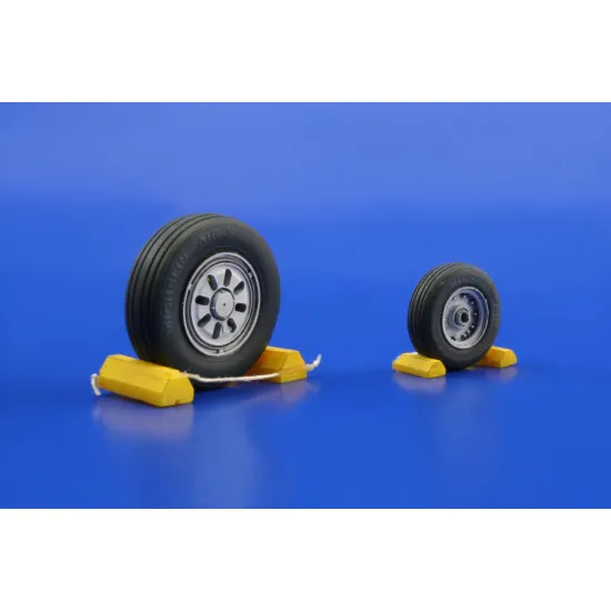 Eduard 648017 1/48 F-22A wheels Brassin for Aircraft
