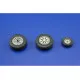 Eduard 648017 1/48 F-22A wheels Brassin for Aircraft