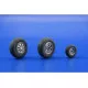 Eduard 648017 1/48 F-22A wheels Brassin for Aircraft