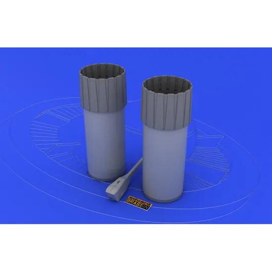 Eduard 648023 1/48 F-4 exhaust nozzles late Brassin for Aircraft