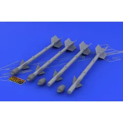 Eduard 648028 1/48 AIM-9B Sidewinder Brassin for Aircraft