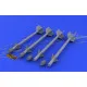Eduard 648028 1/48 AIM-9B Sidewinder Brassin for Aircraft