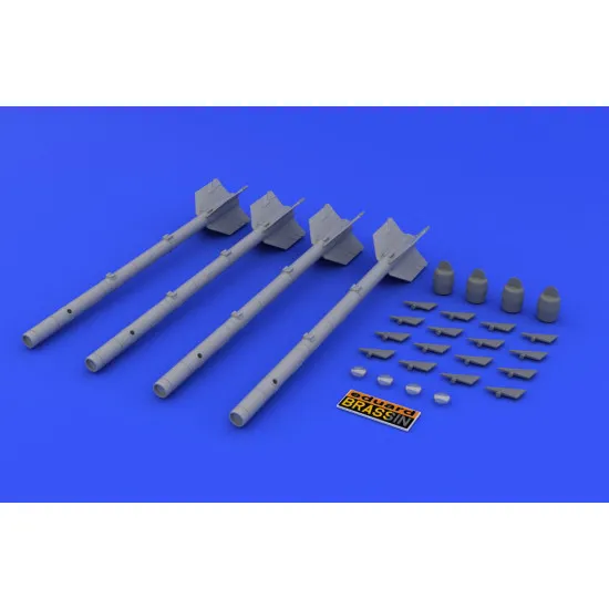 Eduard 648028 1/48 AIM-9B Sidewinder Brassin for Aircraft