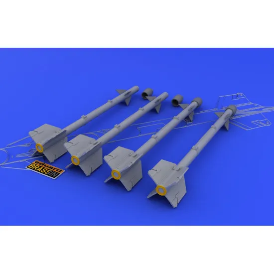 Eduard 648028 1/48 AIM-9B Sidewinder Brassin for Aircraft