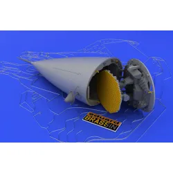 Eduard 648033 1/48 F-16 radar late Brassin for Aircraft