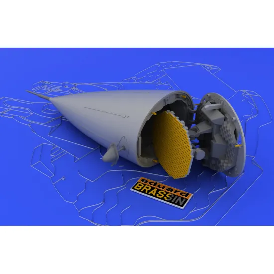 Eduard 648033 1/48 F-16 radar late Brassin for Aircraft