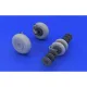 Eduard 648037 1/48 MiG-29 wheels Brassin for Aircraft