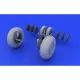 Eduard 648037 1/48 MiG-29 wheels Brassin for Aircraft