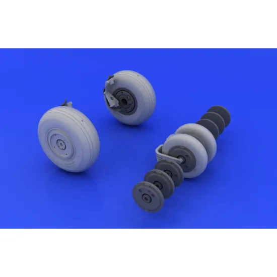 Eduard 648037 1/48 MiG-29 wheels Brassin for Aircraft