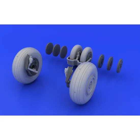 Eduard 648037 1/48 MiG-29 wheels Brassin for Aircraft