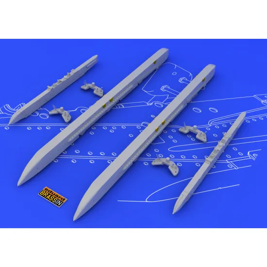 Eduard 648054 1/48 Su-25K wing pylons Brassin for Aircraft
