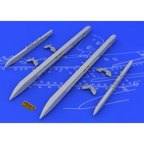 Eduard 648054 1/48 Su-25K wing pylons Brassin for Aircraft