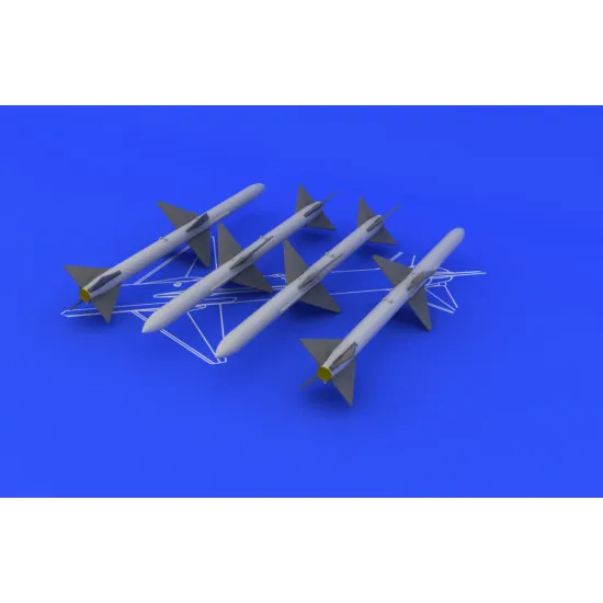 Eduard 648062 1/48 AIM-7E Sparrow Brassin for Aircraft