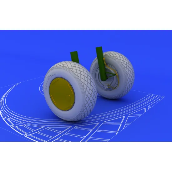 Eduard 648068 1/48 PV-1 wheels Brassin for Aircraft