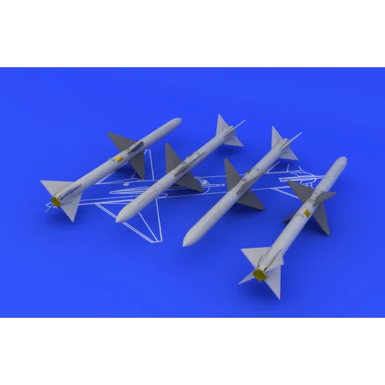 Eduard 648069 1/48 AIM-7M Sparrow Brassin for Aircraft