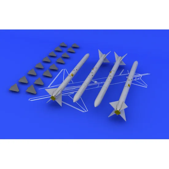 Eduard 648069 1/48 AIM-7M Sparrow Brassin for Aircraft