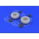 Eduard 648078 1/48 B-17 wheels Brassin for Aircraft