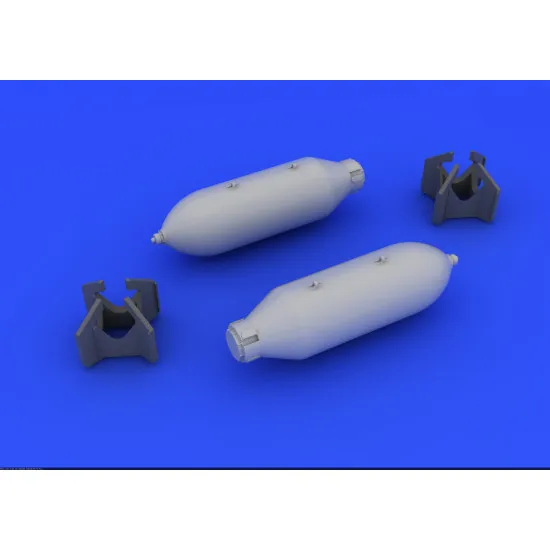 Eduard 648081 1/48 US 500lb bombs (2 pcs) Brassin for Aircraft