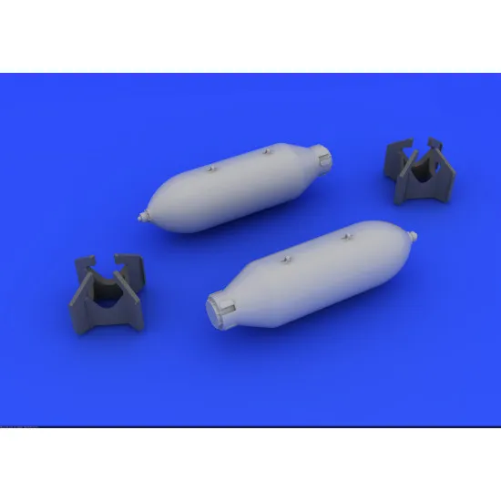 Eduard 648081 1/48 US 500lb bombs (2 pcs) Brassin for Aircraft