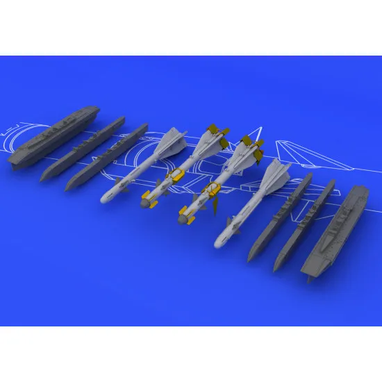 Eduard 648082 1/48 R-60 / AA-8 Aphid Brassin for Aircraft