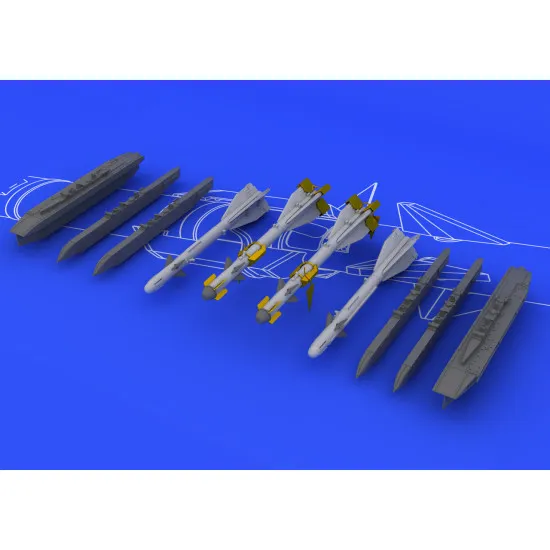 Eduard 648082 1/48 R-60 / AA-8 Aphid Brassin for Aircraft
