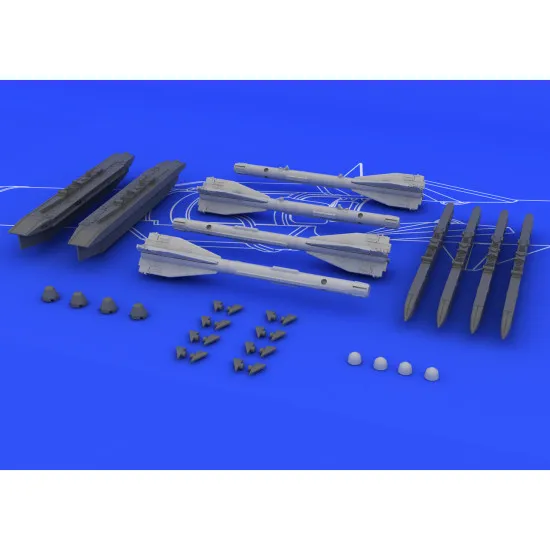 Eduard 648082 1/48 R-60 / AA-8 Aphid Brassin for Aircraft