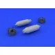 Eduard 648086 1/48 US 250lb bombs (2 pcs) Brassin for Aircraft