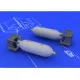Eduard 648086 1/48 US 250lb bombs (2 pcs) Brassin for Aircraft