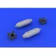 Eduard 648086 1/48 US 250lb bombs (2 pcs) Brassin for Aircraft