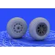 Eduard 648092 1/48 P-51 wheels Brassin for Aircraft