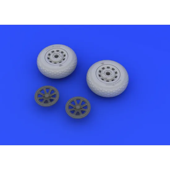 Eduard 648092 1/48 P-51 wheels Brassin for Aircraft