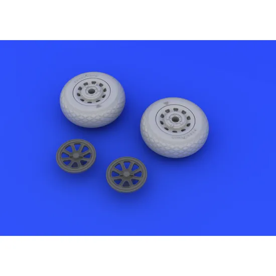 Eduard 648092 1/48 P-51 wheels Brassin for Aircraft