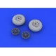 Eduard 648092 1/48 P-51 wheels Brassin for Aircraft