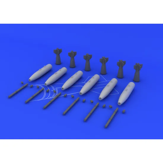 Eduard 648093 1/48 Mk.82 bombs Brassin for Aircraft