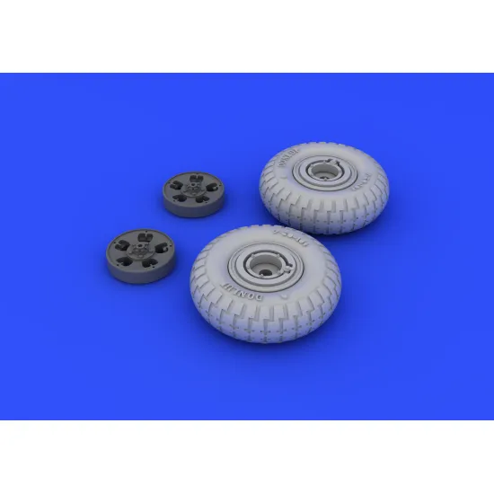 Eduard 648098 1/48 Spitfire wheels - 5 spoke Brassin for Aircraft
