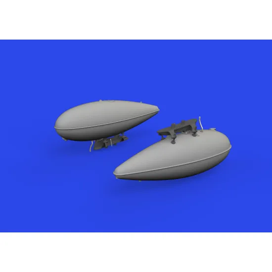 Eduard 6481005 1/48 P-51B/C 75gal drop tank early PRINT Brassin for Aircraft