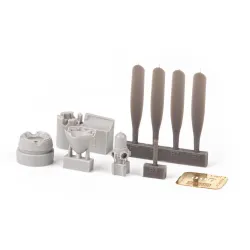 Eduard 6481007 1/48 P-51B/C Hamilton Standard propeller uncuffed Brassin for Aircraft