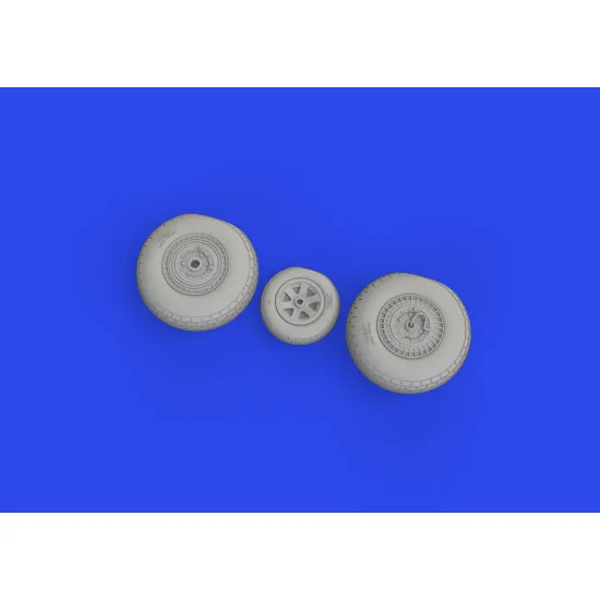 Eduard 6481011 1/48 B-26B wheels Brassin for Aircraft