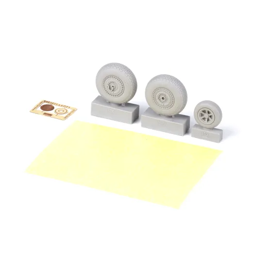 Eduard 6481011 1/48 B-26B wheels Brassin for Aircraft
