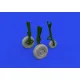 Eduard 6481019 1/48 A-10C wheels Brassin for Aircraft