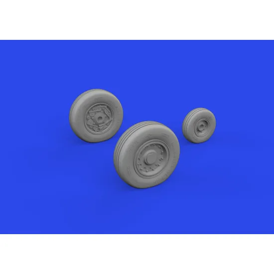 Eduard 6481019 1/48 A-10C wheels Brassin for Aircraft