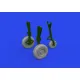 Eduard 6481019 1/48 A-10C wheels Brassin for Aircraft