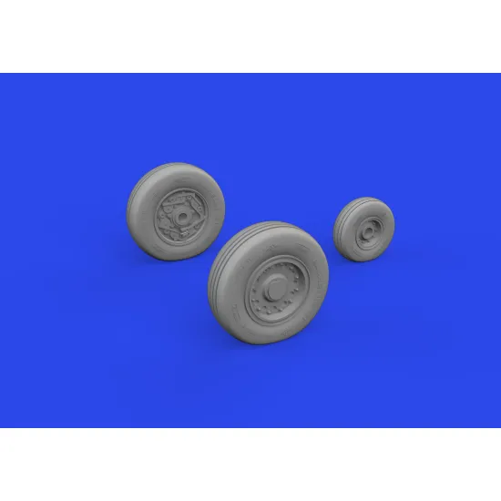 Eduard 6481019 1/48 A-10C wheels Brassin for Aircraft