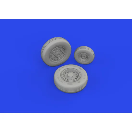 Eduard 6481019 1/48 A-10C wheels Brassin for Aircraft